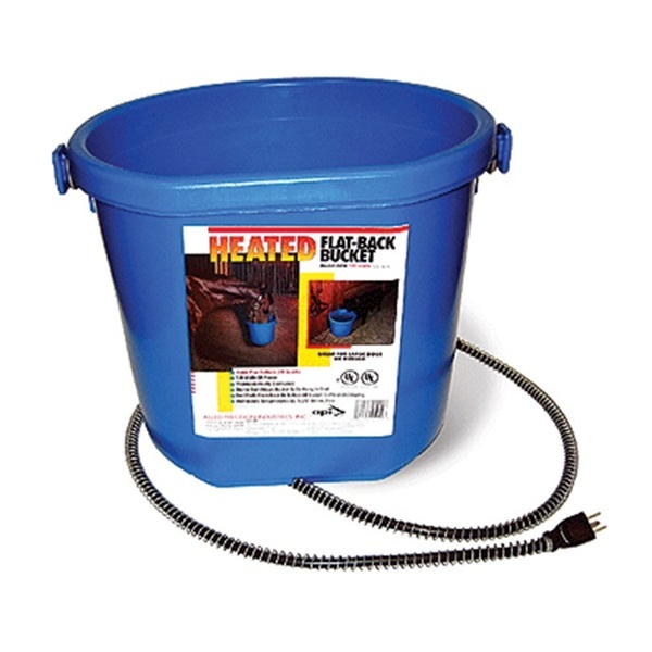 Miller Mfg Heated Flat Back Water Bucket 20 Qt. 11166